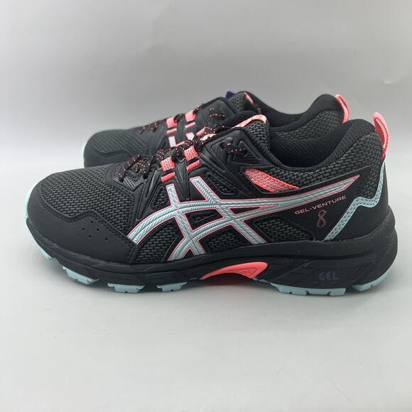 Asics Gel Venture 8 Trail Running Shoes Women Size 7 L, 7.5 R Wide Sneakers READ - Picture 3 of 8
